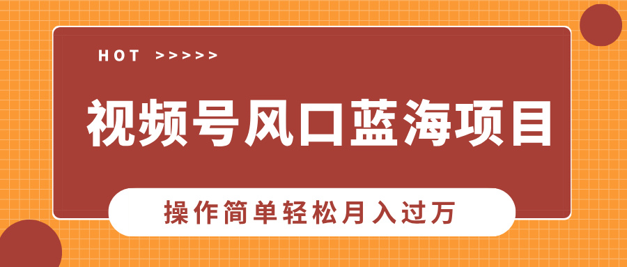 （13945期）视频号风口蓝海项目，中老年人的流量密码，操作简单轻松月入过万-惠卡乐引流中心